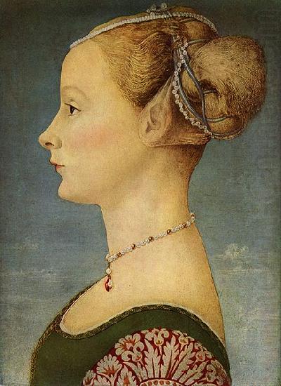 Portrat eines Madchens, Pollaiuolo, Piero